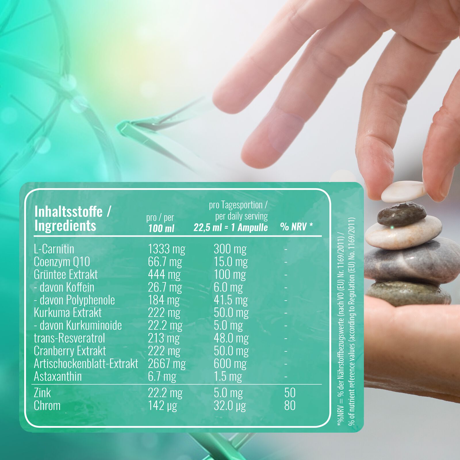 BWG / HEALTH-LINE / ELEMENT COMPLEX- BI PHASE / Pack with 28 drinking ampoules a 22,5ml