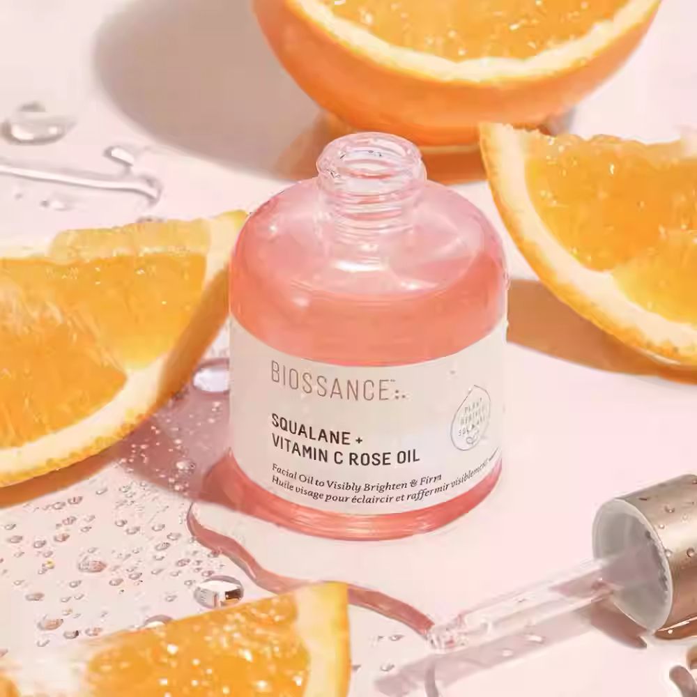 Biossance Squalane + Vitamin C Rose Firming Oil