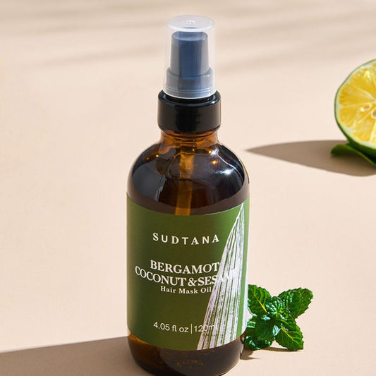 Sudtana Bergamot Coconut & Sesame Nourishing Hair Mask Oil