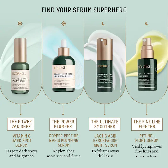 Biossance Squalane + Copper Peptide Rapid Plumping Serum 50ML