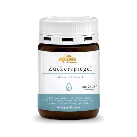 BWG HEALTH Sugar Level & Metabolism Formula - High Dose 60 Capsules