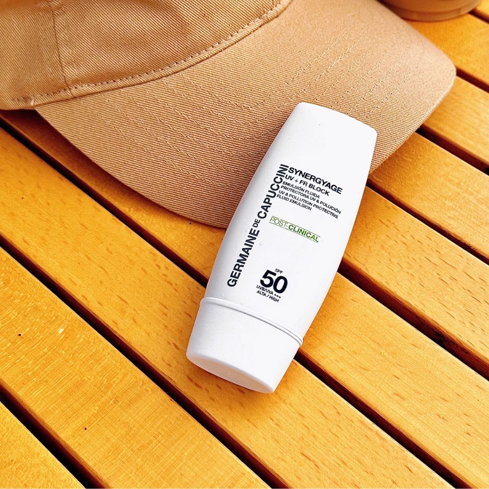 Germaine De Capuccini Synergyage Uv + Fr Block Protective Fluid Emulsion SPF 50 30ML